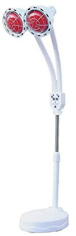 Kathring Infrared Light Lamp, 275W Double IR Infrared Red Heat Light Bulb Lamp Pain Relief Floor Stand for Home or Beauty Salon Neck Back Shoulder Knee Care
