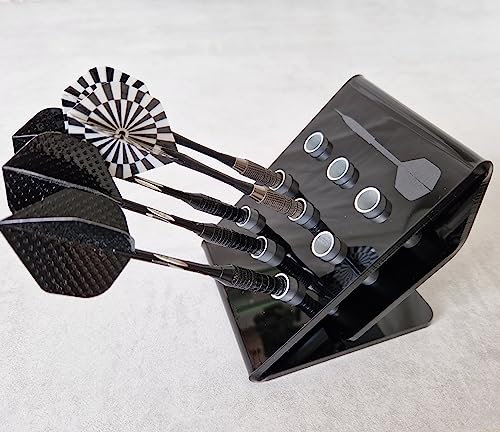 Dartpfeilhalter, Dartpfeilständer, Dartständer, Dart, Display (Schwarz)
