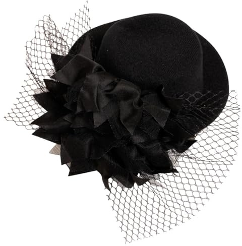 Ro Rox Netzrüschen Fascinator Lagenhut Retro Pinup 40er 50er Hochzeit Party