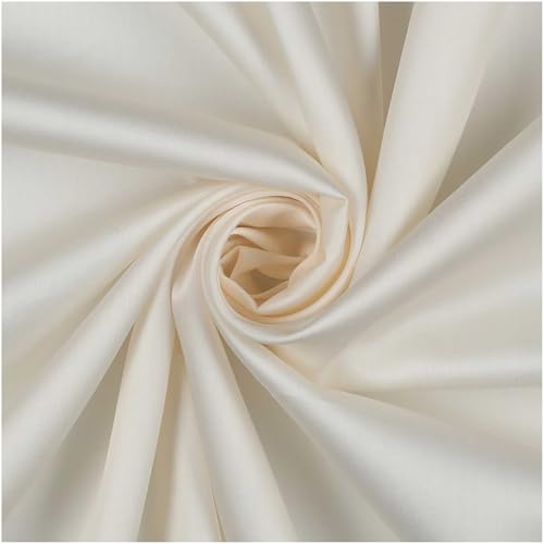 Baumwoll-Satin ab 50x150cm unifarben Oeko-Tex zertifiziert Meterware Baumwollstoff Satinstoff