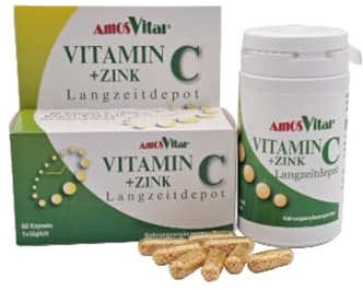 AMOSVITAL Vitamin C + Zink Langzeitdepot Kapseln (3)