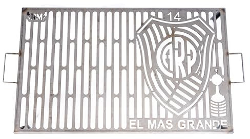Parrilla Barbacoa Churrasquera Portatil Uso Exterior Equipos Cuadros de Futbol Argentinos 80 x 50 x 14 cm (gallina)