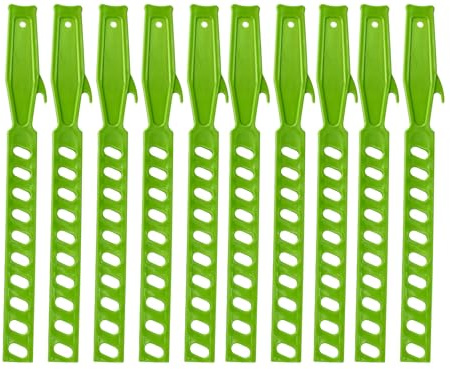 ToolSpace Farbmischstab 10x Farbrührstab Kunststoff Grün 275 mm 3 cm breit | für Farbe und Lacke, Epoxidfarben Acryl Harze Emulsionen, Malerbedarf, Handmischer, mehrfach verwendbar, 10 Stück