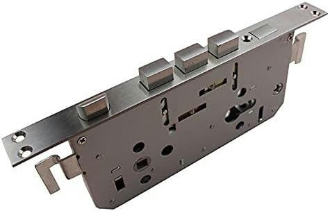 Mortice Lock Mortice Dead Lock Stainless Steel Wooden Door Bedroom Indoor 3 Points Tongue Mortise Shackles Sliding Door Lock Body-Default
