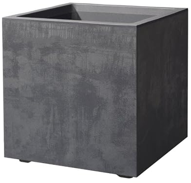DEROMA Pflanztopf Millenium Kunststoff anthrazit 49 cm