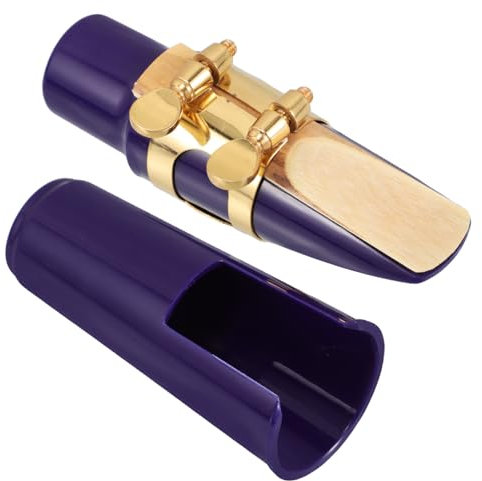 Sosoport Saxophonmundstück Für Altsaxophon Mit Kappenhalter-kit Reparaturzubehör Für Saxophoninstrumente Mundstückteile Aus Zuverlässigen Materialien Kompatibel Für