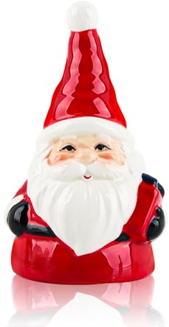 Himissy Campana Natale, Campane, Campanelle Natalizie, Campanello da Tavolo, Campana Porcellana, Natale Decorazioni, Decorazioni Natalizie per Case, Ristoranti e Bar (C)