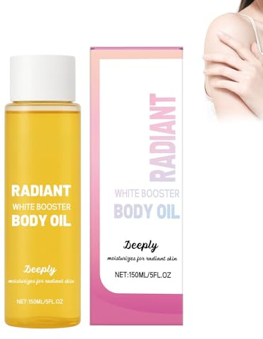 Huile Corporelle Illuminatrice, Hydratation Intensive pour un Teint Éclatant, Texture Sèche Pénétrant Rapidement, Action Lissante sur les Zones Sèches, Massage Quotidien Après la Douche, 150ml