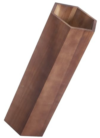 Homoyoyo Holz Schirmständer für Regenschirme und Gehstöcke Schirmhalter für Eingangsbereich und Flur Stabiler Schirmablage aus Robustem Material