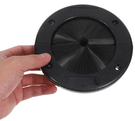 Alipis 4 Pasacables Cepillo Ignífugo para Gestión de Cables Suelos Técnicos Pasacables Dividido Antiestático para Centros de Datos y Racks de Servidores Sellador Antipolvo para Cables