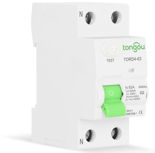 Tipo interruttore di 2P 63A 30mA di CA per i sistemi elettrici del mucchio di carico e controllo di sicurezza industriale di potere