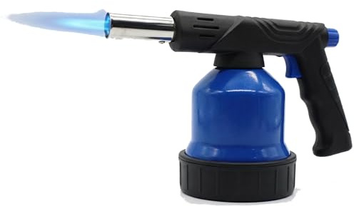 IMEX Gasbrenner – Profi Lötbrenner Bunsenbrenner mit Piezo-Zündung & Regulierbarer Flamme – 2200W Leistung – Ideal als Grillanzünder, für Küche, Löten & Camping (Gasbrenner ohne Gaskartuschen)