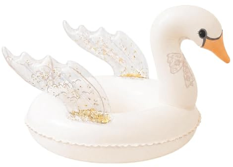 Swan Float | Swan Inflatable Fun Ring Toys | Inflatable Pool Floats | for Lake River Pond Backyard Patio Porch Garden Yard Camping Boat Water Park Vacation