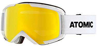 Atomic Unisex All Mountain-Skibrille Savor M Stereo OTG, für Brillenträger, für mäßige Lichtverhältnisse, Medium Fit, Live Fit-Rahmen