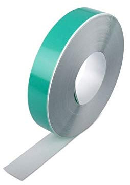 Ferroband, selbstklebende Magnethaft-Wandleiste aus Stahlblech weiss lackiert 2500 x 3,5cm