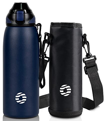 Fjbottle Borraccia Termica acciaio inox 1L, 800ml, 600ml, 400ml Bottiglia Termica per bambini Senza Perdite - Senza BPA Borracce palestra per Scuola, Sport, Yoga, Palestra