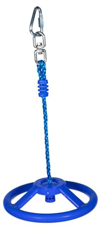 Sosoport Children S Steering Wheel Swing Indoor Outdoor Kids Exercise Equipment Ninja Wheel for Strengthening Arm Wrist and Forearm with Non-Slip Grip and Portable Design