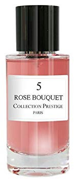 5 Rose Bouquet | Collection Prestige Paris | Eau de Parfum Privée Florale Ambrée Haut de Gamme - Made in France