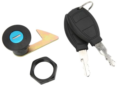 Cerradura Trasera para Maletero de Motocicleta, Cerradura Trasera de Ajuste de Scooter, Plástico de Aluminio, Universal para Maletero de Almacenamiento de Motocicletas Eléctricas