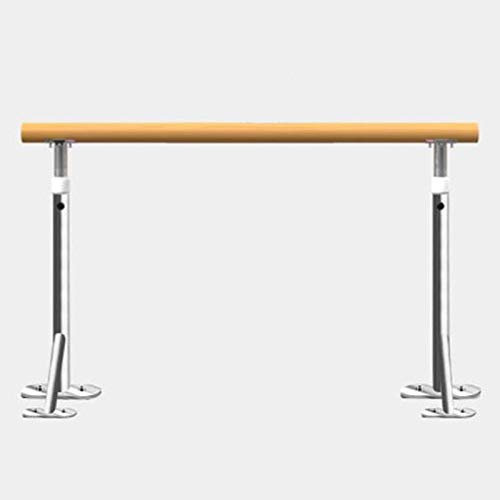 Ballettstange, Ballettstange, Stange, Ballett, Edelstahl, Wand, Boden, fest, voll verstellbar, Ballettstange für Heimtanz, Fitness, Kinder und Erwachsene (a (2 m) (A (2 m) (A 1,5 m)