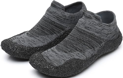 Unisexe Chaussette Aqua Chaussures Skinners Natation Sneakers Yoga Minimaliste Plage Sports Pieds Nus Ultra Portable Léger Run Chaussures-Dark Grey||41-42