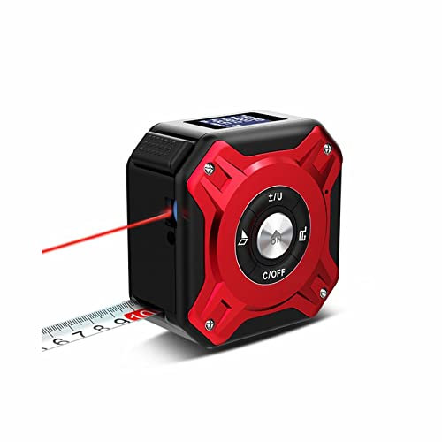 UNbit Metri a nastro, metro a nastro ricaricabile USB, nastro con display digitale con nastro di misurazione laser in modalità cavo arrotolato