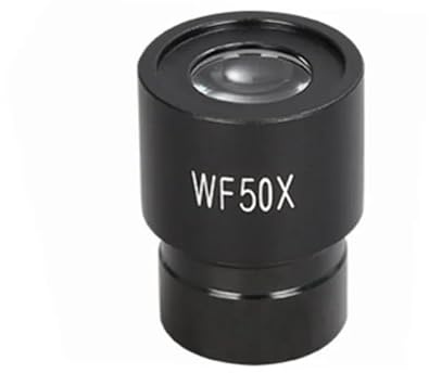 Oculare per Microscopio Biologico WANGFHAO 2X 3X 10X 16X 20X 25X 30X 50X, Montaggio 23,2 mm, Plastica Nera