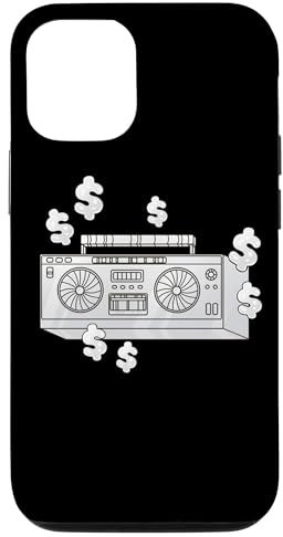 Hülle für iPhone 13 Pro Dollar Boom Box 70er 80er 90er Y2K Ghetto Blaster