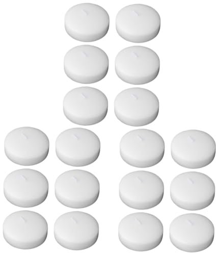 Cabilock 3 Sätze Kerze Elegant Wedding Beleuchtung Candle Holders Candle Wick Świeczki Pool-teelicht Schwimmende Teelichter Unparfümiertes Teelicht Partyzubehör Soja-wachs Weiß 6 Stück * 3