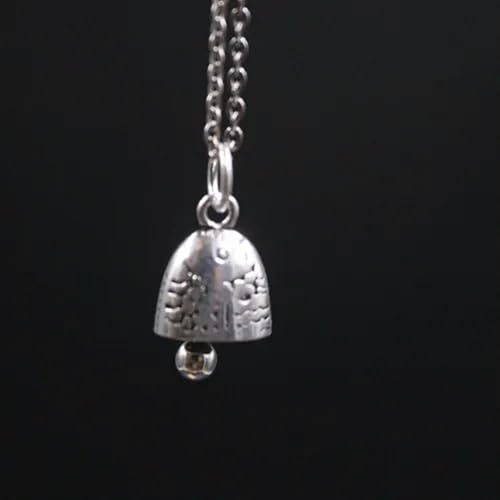 Ciondolo in Argento 925 Fai da Te, Bracciale in Argento con campanella a Forma di Testa di Pesce - 1 Pezzo