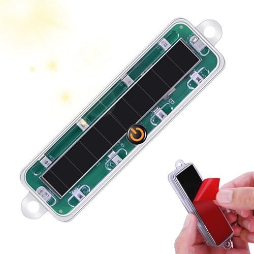Feux Stroboscopiques LED | Strobe Light Solaire Pour Voiture | Lampe Sécurité Clignotante Solaire Imperméable pour Véhicule Camion Moto Transport Conduite