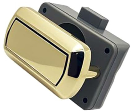 UncleS Push Meccanismo A Pulsanti Versatile E Facile da Usare Pulsante Sicurezza per Mobili Rimorchi E Uso Domestico Blocco Stoccaggio Yacht