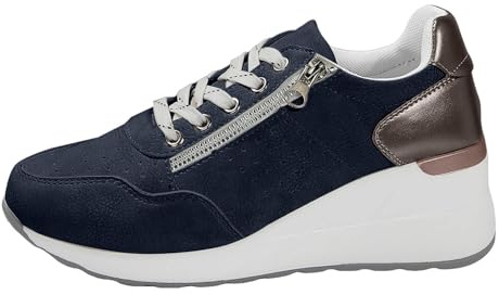 Baskets Orthopédiques avec Fermeture éclair, Baskets Décontractées avec Soutien De La Voûte Plantaire pour Femme, Chaussures De Tennis Confortables à Enfiler