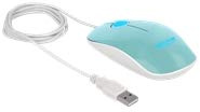 DeLOCK 12538 - Ratón (Ambidextro, Óptico, USB, 1200 DPI, Turquesa)