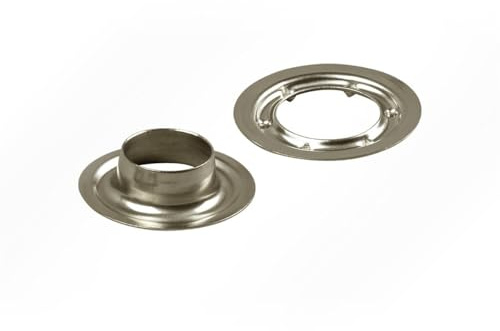 LYSEL 100 Stück Rundöse Nirosta Edelstahl rostfrei für Plane 20mm Ösen für LKW-Plane Anhänger