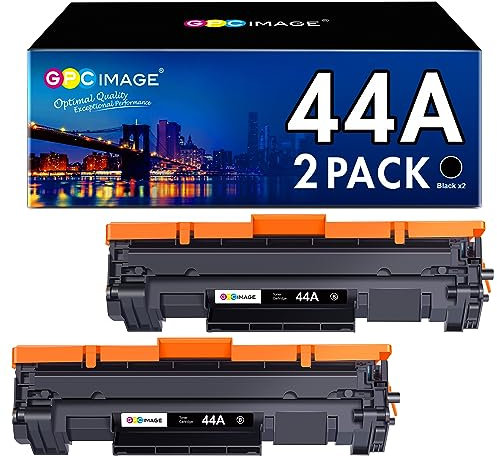 GPC IMAGE CF244A Toner Schwarz Kompatible für HP 44A Toner CF244A für HP Laserjet Pro MFP M28w Toner M15w M15a MFP M28a (Schwarz, 2er-Pack)