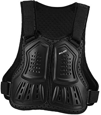 INOOMP Motorradausrüstung Weste Körperausrüstung Körperpflege Reiten Gepolsterter Brustschutz Rückenprotektor Für Motorräder Fahrrad Brustschutz Skianzug Kind Anti-Fall Rennanzüge