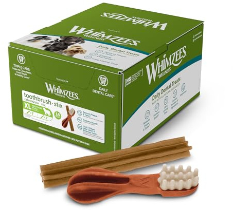 WHIMZEES Boîte de Variété XL, 14 Pièces – Taille XL, Friandises pour Chiens de Très Grande Taille, Naturelles & sans Céréale, Végétariennes, sans Sucre Ajouté