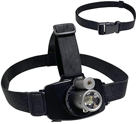 DEFINEST Linterna frontal láser LED recargable con cinturón ajustable, para pruebas de control sensorimotor y fisioterapia