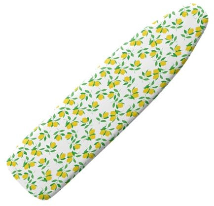 Dajingkj Bügelbrettbezug XL für Dampfbügelstation mit Polsterung Einzigartige Bügelbrettbezüge 140x40 mit mit Elastischem Gummizug rutschfest Klettverschlüsse Waschbar Elastisch für Heimdekoration