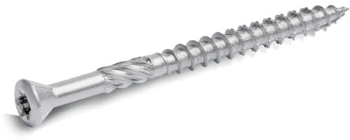 Terrassenschrauben Edelstahl A2 Torx Fräsrippen mit CUT-Spitze (ø4,5mm x 70,0mm (100 Stück))