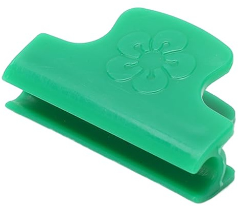 Septpenta 100 Stück 6 mm Gewächshaus Clips, Kunststoff Gewächshausfolien Clips, Gewächshaus Mulch Befestigungszubehör Zur Befestigung von Pflanzenmulch, Gewächshaus Kunststofffolie, Gartennetz