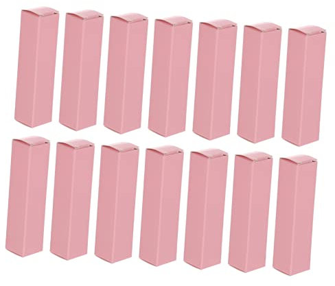 minkissy 50stücke Kraftpapier Verpackungsboxen Für Lippenstift Lippenbalsam Ätherische Öle Make-up Proben Lagerung Boxen Mit Dickem Kraftpapier