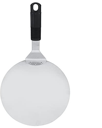Glomora Pizza Peel 10 inch, Pizza Peel with Long Folding Handle, Stainless Steel Spatula Paddle for Effortless Pizza Transfer Easy Storrage Kitchen Accessories Pastry Tools