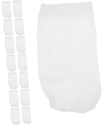 FONDOTIN 15stücke Pool Skimmer Socken Für Unterirdische Pools Feinmaschige Filterbeutel Für Skimmerkörbe Elastische Reinigungssocken Für Aquarien Und Badewannen
