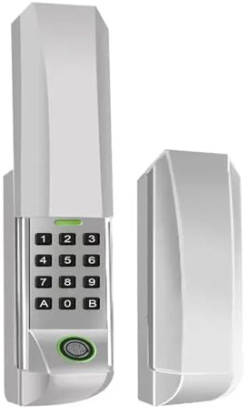 JQVDE Tastiera con Impronta Digitale, Telecomando multifrequenza, Adatto for Sistema di Apertura del cancello Wireless 280-868MHZ, apriporta da Garage