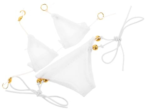 HOOTNEE Puppen Badeanzug Als Dekoratives Miniatur-Bikini Sommerszenen Und Puppenoutfits Maßgeschneidert Für Babypuppen Und Puppenfotorequisiten Fein Verarbeitet