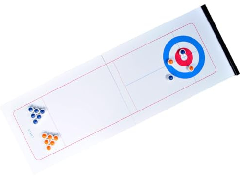 Gioco Di Curling - Intrattenimento Tavolo | Gioco Curling Interno | Divertimento in Famiglia Per Tutte Le Età, Tavolo Competitivo, Per, Incontri Sociali E Notti