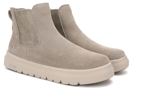 Pitas | NANTES | Stivali casual da donna | Stivaletti in pelle| Scarpa urbani | Mocassini | Nautiche invernali | Sneakers Casual | Calzatura Senza lacci | Calzature Walkinpitas | Beige | 39