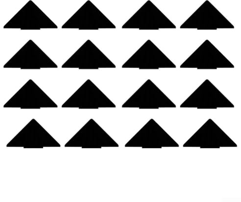 Lot de 12 rubans adhésifs pour moquette 14 x 10 cm - Ruban adhésif double face antidérapant - Ruban adhésif puissant - Couleur noire - Matériau PU pour sol en ciment - Processus d'installation facile